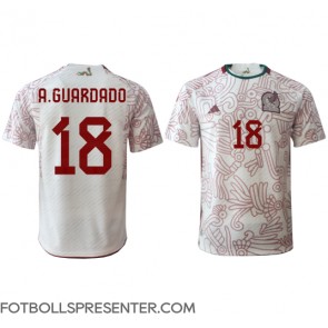 Mexiko Andres Guardado #18 Borta Matchtröja VM 2022 Kortärmad